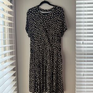 Torrid Black and White Patterned Dress